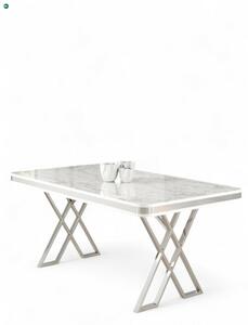 Vals - White Marble, Chrome