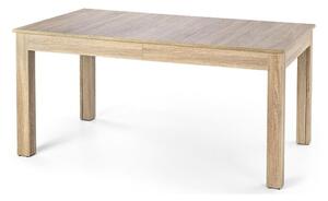 Asztal Houston 691, Sonoma tölgy, 76x90x160cm, Hosszabbíthatóság, Laminált forgácslap, Közepes sűrűségű farostlemez