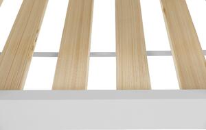 KONDELA Montessori ágy, fehér, 90x200, BIBIANA
