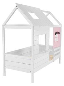 KONDELA Montessori ágy, fehér, 90x200, BIBIANA