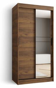RUBINO T2 ruhásszekrény 100x200x62 - warmia dió