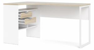 Tvilum Sarok íróasztal 2 fiókkal tölgyfa színben EFREM PLUS
