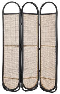 3 paneles térelválasztó CORTONA Világosbarna 118 cm 180 cm