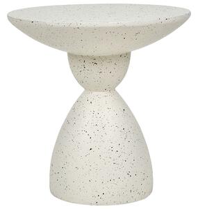Törtfehér terrazzo hatású kisasztal CAFFI