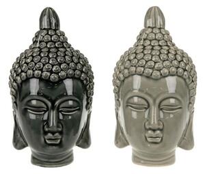 Kerti Buddha fej szobor 24 cm