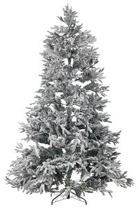 Karácsonyfa műhóval BASSIE 240 cm Fehér