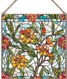 Stained-Glass-Lantana-1 üvegkép, falikép