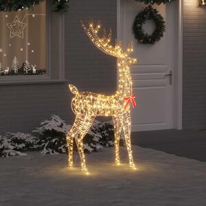 3D rénszarvas 250 LED Meleg fehér 96 x 40 x 180 cm PET
