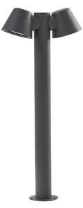 Kültéri Lámpa Lindby, Ileyna, dimmable, Szürke, Terasz, Alumínium, Modern
