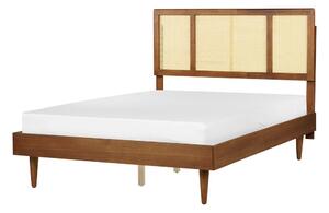 Ágy Rattan AURAY 140 x 200 cm Barna