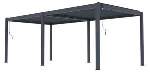 G21 Austin Premium 6x3 m bioklimatikus pergola, antracit alumínium
