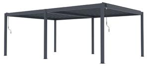 G21 Austin Premium 6x4 m bioklimatikus pergola, antracit alumínium