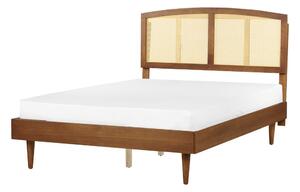 Ágy Rattan VARZY 140 x 200 cm Barna