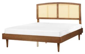 Ágy Rattan VARZY 160 x 200 cm Barna