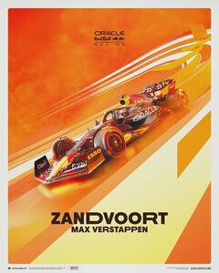 Művészeti nyomat Oracle Red Bull Racing - Max Verstappen - Dutch Grand Prix - 2022