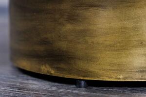 Design dohányzóasztal Ilissa 60 cm arany