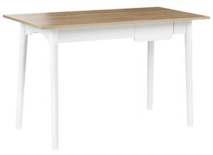 Íróasztal VITRION Világosbarna/fehér 120 cm 60 cm