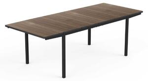 Keter Porto 160–240 kihúzható kerti asztal, walnut / grafit