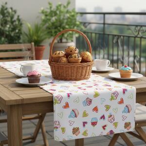 Asztali futó 50x150 cm Muffinokat
