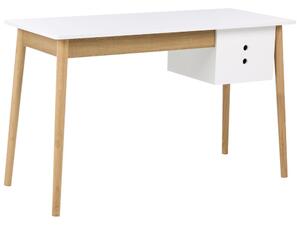 Íróasztal FENESTRA Világosbarna/fehér 120 cm 50 cm
