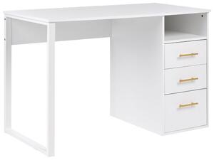 Íróasztal ZERLAY Fehér 120 cm 60 cm