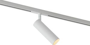 Modern fehér spotlámpa 1 fázisú sínrendszerhez GU10 35mm - Slimline Uzzy