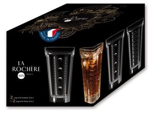 Saga 4 db long drink-es pohár, 340 ml - La Rochère