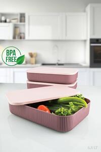 Műanyag tárolódoboz, púder - SALADA