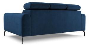 Nico kék fekvő kanapé bársonyhuzattal - Milo Casa