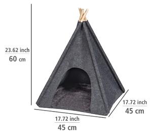 Sötétszürke teepee sátor kisállatoknak - Wenko
