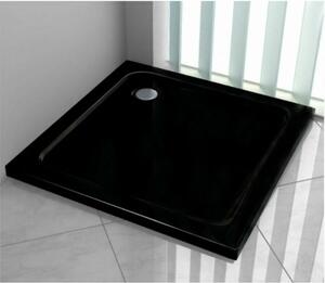 Mexen slim zuhanytálca 90x90 cm fekete, beépíthető