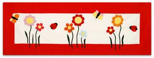 Virágok (piros keretben) falvédő