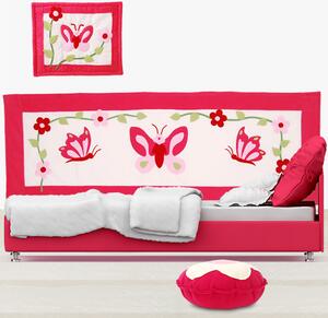 Rózsaszín pillangós falvédő