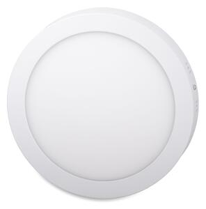 LED Solution Fehér rögzíthető LED-panel, gömbölyű, 220mm, 18W, Economy A fény színe: Hidegfehér