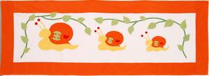 Narancs-csigás falvédő