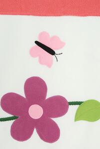 Virágfüzér pillangókkal - gyerekszobai falvédő