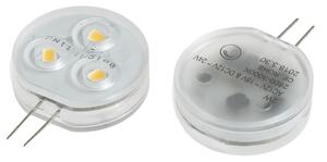 T-LED LED-égő, 2W, G4, 12-24V A fény színe: Melegfehér