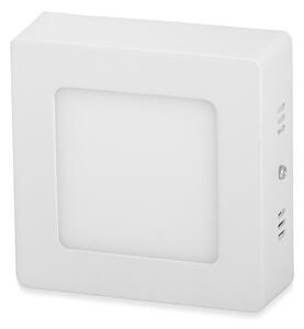 T-LED Fehér rögzíthető LED-panel, szögletes, 115 x 115mm, 6W A fény színe: Melegfehér