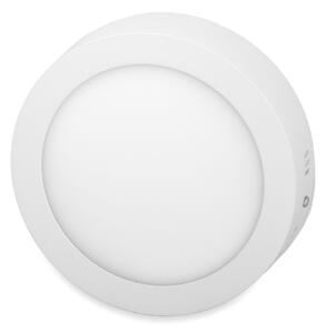 LED Solution Fehér rögzíthető LED-panel, gömbölyű, 120mm, 6W, Economy A fény színe: Nappali fehér