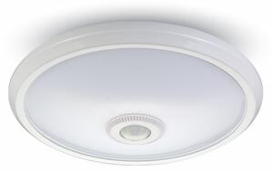 Ecolite Mennyezeti LED-lámpa, 12W, PIR mozgásérzékelővel A fény színe: Melegfehér
