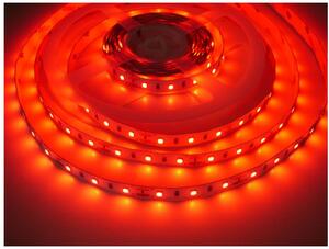 LED Solution LED-szalag, 12W/m, 12V, védelem nélkül IP20 A fény színe: Piros
