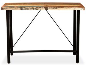 Újrahasznosított Fa Bárasztal - Ipari Stílus - 150x70x107 cm