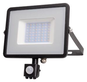 LED Solution Fekete LED-reflektor Premium, 30W, mozgásérzékelővel A fény színe: Nappali fehér