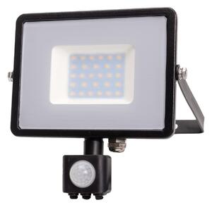 LED Solution Fekete LED-reflektor Premium, 50W, mozgásérzékelővel A fény színe: Melegfehér