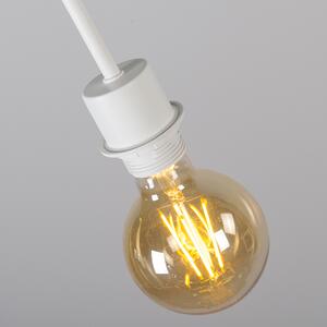 Modern függesztett lámpa fehér, 45 cm-es árnyalattal - Combi 1