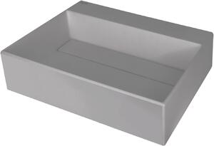 Deante Correo, gránit munkalap mosdó 500x400x130 mm, szürke, DEA-CQR_SU5M