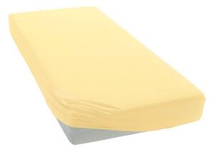 Baby Shop pamut,gumis lepedő 60*120 - 70*140 cm-es matracra használható - sárga
