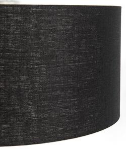 Modern függőlámpa fehér, 50 cm-es fekete árnyalattal - Combi 1