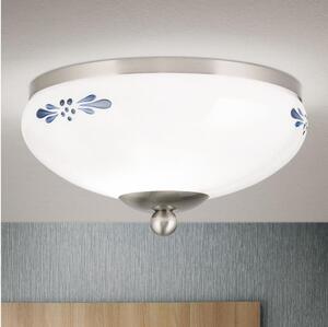 Orion Orion DL 7-672 - Mennyezeti lámpa LANDHAUS 1xE27/60W/230V átm. 21 cm króm/fehér OR0147