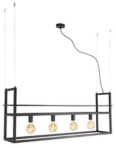 Okos lógólámpa fekete polccal, nagy, 4-lámpás, Wi-Fi-vel, G95 - Cage Rack